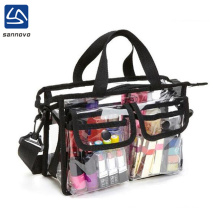 wholesale stylish travel clear pvc cosmetic bag,custom make up bag